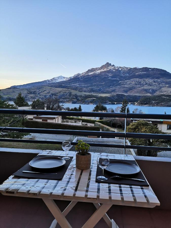 Studio Vue Sur Lac Et Montagne Savines Zewnętrze zdjęcie
