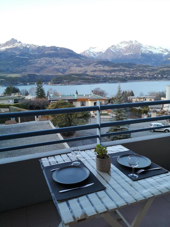 Studio Vue Sur Lac Et Montagne Savines Zewnętrze zdjęcie