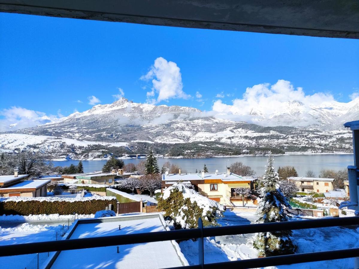 Studio Vue Sur Lac Et Montagne Savines Zewnętrze zdjęcie